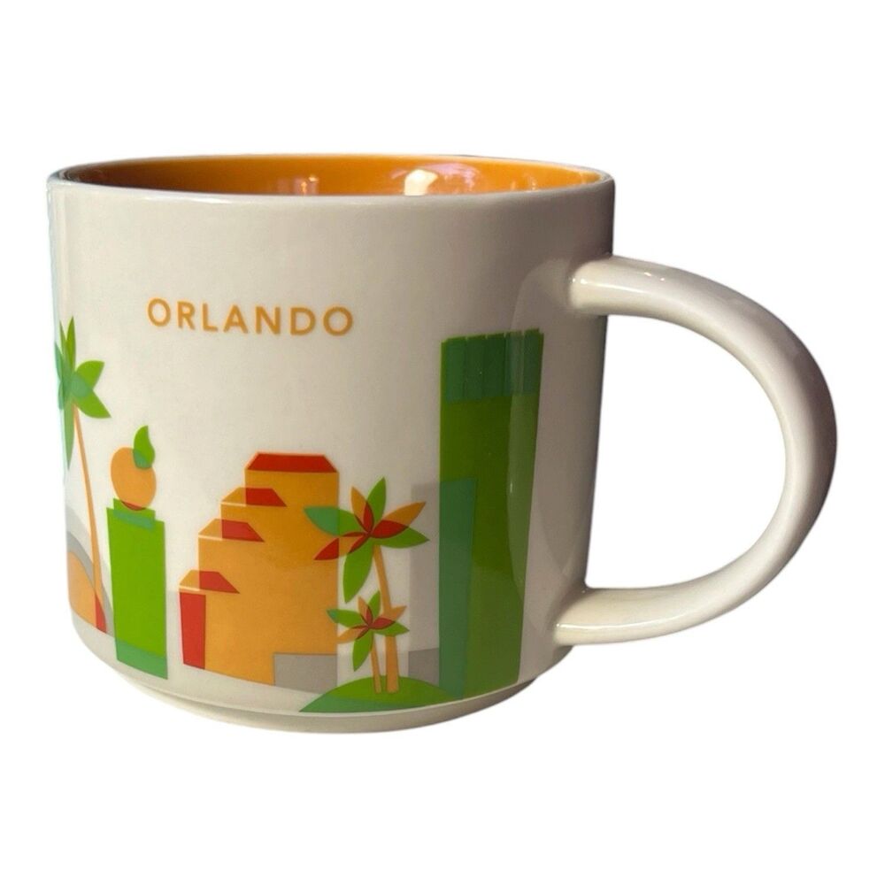 Starbucks You Are Here Collection ORLANDO Coffee Tea Mug Cup 14 oz